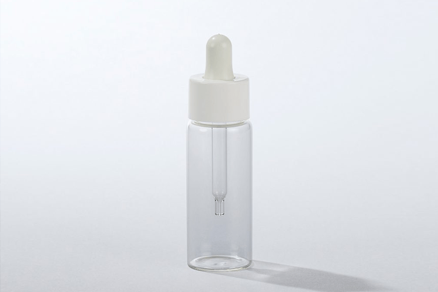 glass bottles with droppers