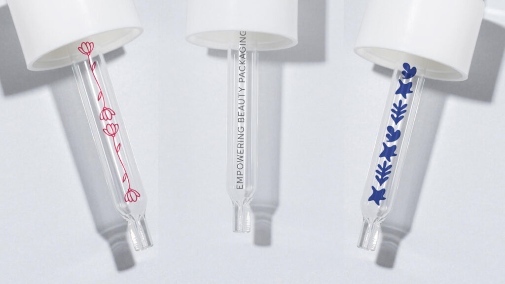 glass pipettes decoration