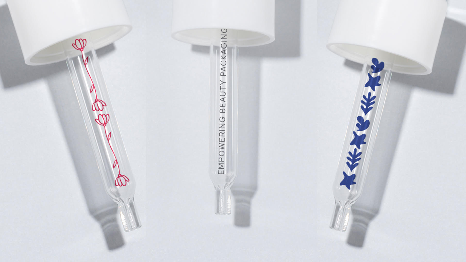 glass pipettes decoration